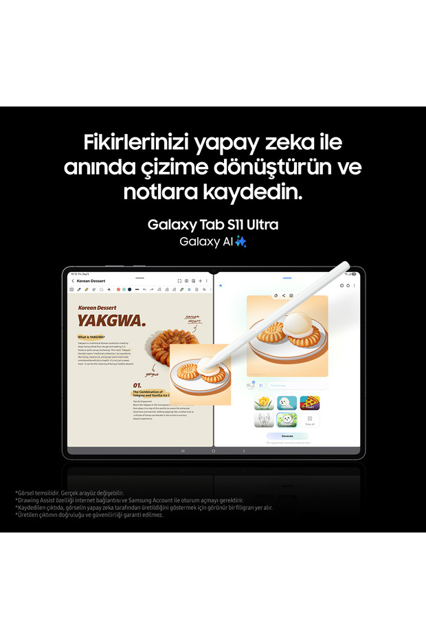 Galaxy Tab S11 Ultra 12GB 512GB Gümüş Tablet - 11