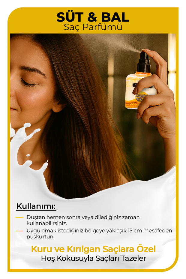 Süt & Bal Saç Parfümü 100 ml - 4