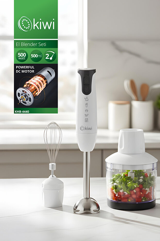 Khb 4440 Blender Seti Metal Gri - 1
