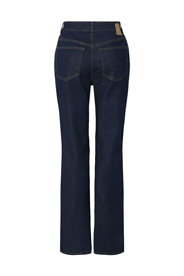 Dżinsy PCKELLY HW proste, spłukiwane BC - 1