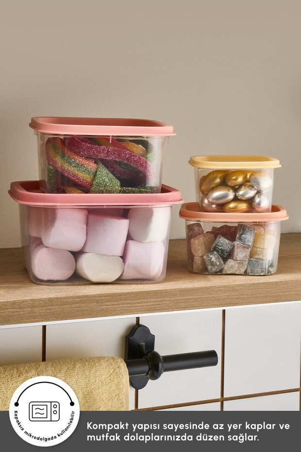 حاوية تخزين دورا ميني 4 قطع - 3