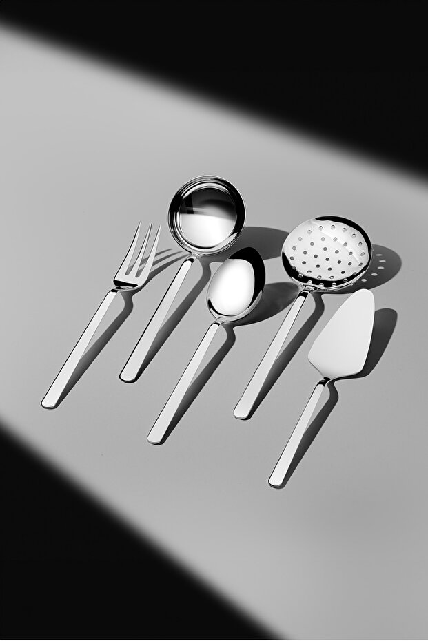 Sofia Sade 5 Parça Paslanmaz Çelik Servis Takımı - 1