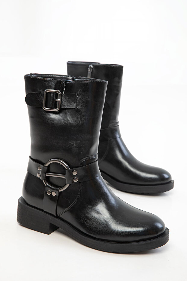Siyah Kadın Bot& Bootie 20857 - 6