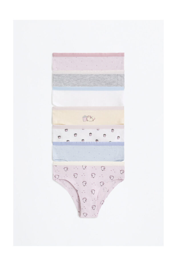 Zestaw 7 par majtek hipster z motywem jednorożca dla dzieci - 1