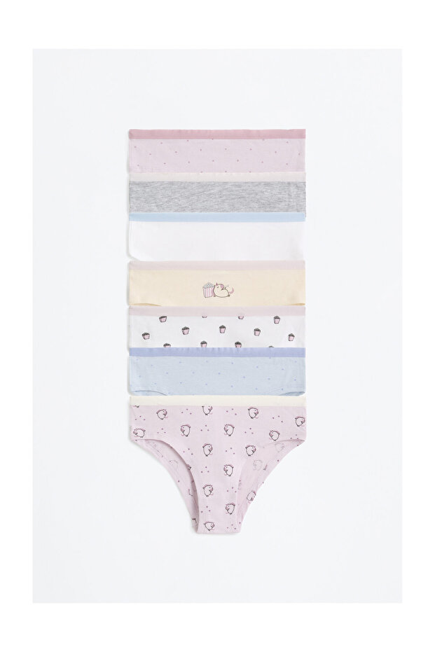 Zestaw 7 par majtek hipster z motywem jednorożca dla dzieci - 5