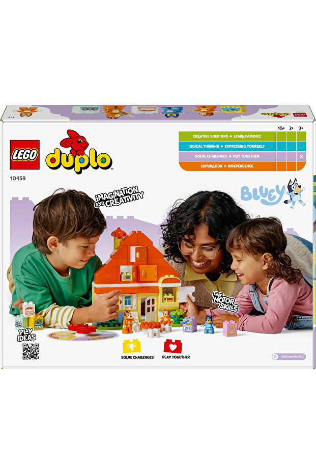 ® DUPLO® Bluey: Bluey Ailesinin Evi ve Hafıza Oyunu 10459 - 3+ Eğitici Oyuncak Yapım Seti (83P) - 5