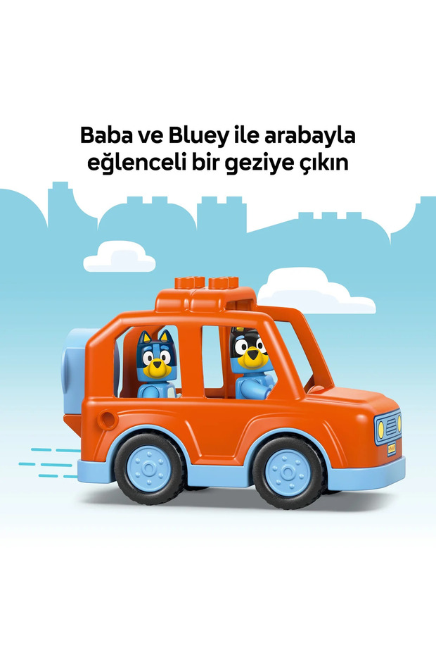 ® DUPLO® Bluey: Bluey ile Dondurma Gezisi 10458 - 2+ Araç İçeren Oyuncak Yapım Seti (22P) - 7