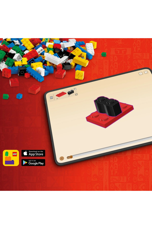 ® NINJAGO® Kai’nin Ateş Elementi Robotu 71808 - 7+ Çocuklar için Yaratıcı Oyuncak Yapım Seti (322P) - 11