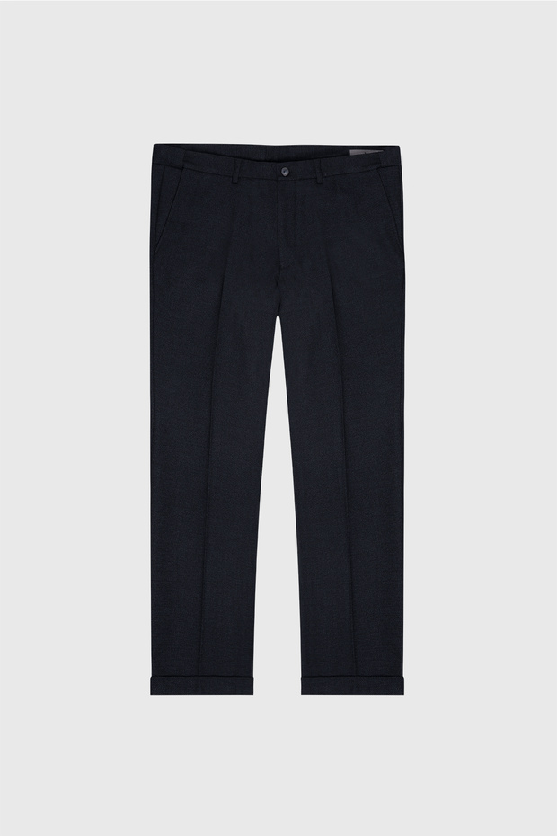 Altınyıldız Classics Lastikli Bel Slim Fit Lacivert Erkek Pantolon ACE012510152_PANTOLON KLASIK YAN - 7