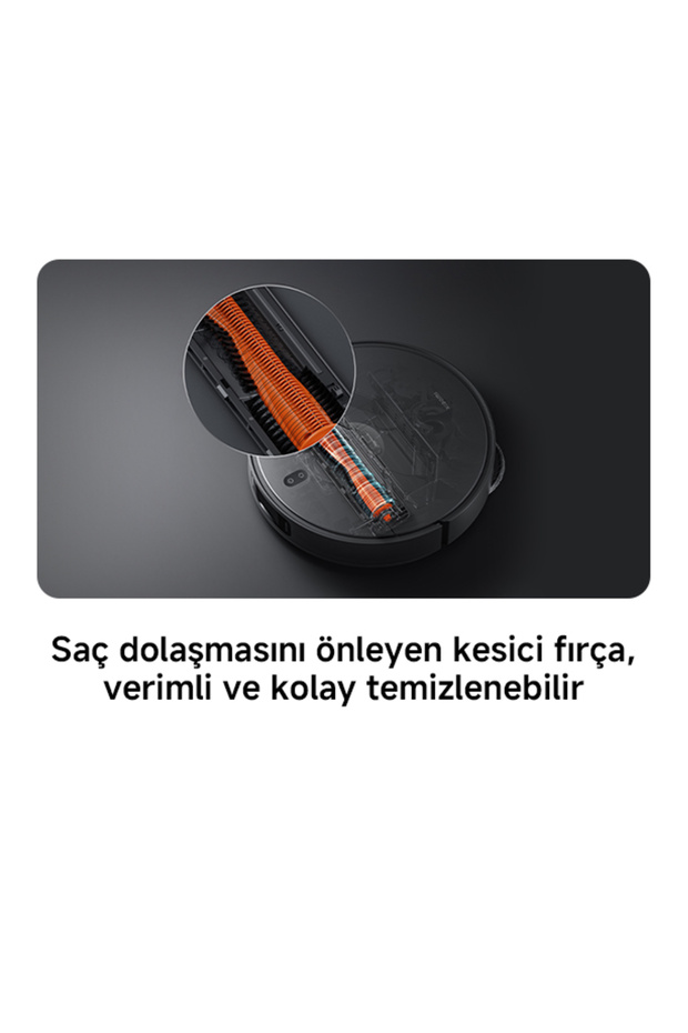 Robot Vacuum X20 Max Akıllı Robot Süpürge ve Mop - 8000Pa Siyah(Xiaomi Türkiye Garantili) - 5