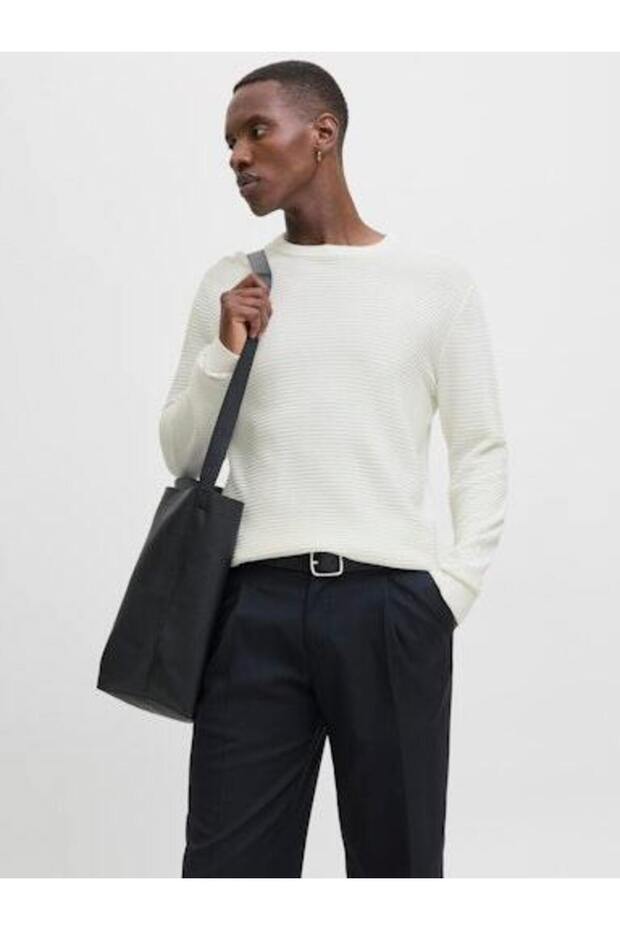 بلوفر رجالي محبوك مسطح - 1