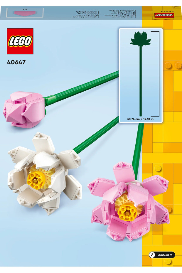 ® Botanicals Lotus Çiçekleri 40647 - 8+ Çiçek Model Yapım Seti (220Pr) - 4