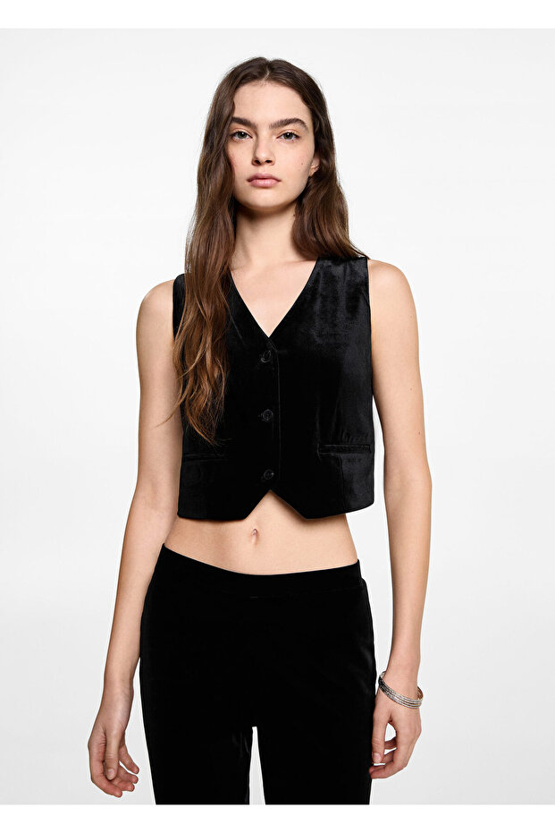 Crna devojka Prsluk 77089065 - 10