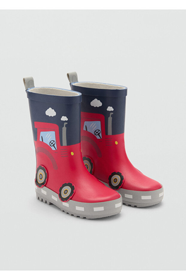Kırmızı Erkek Bebek Bot & Bootie 77087115 - 6