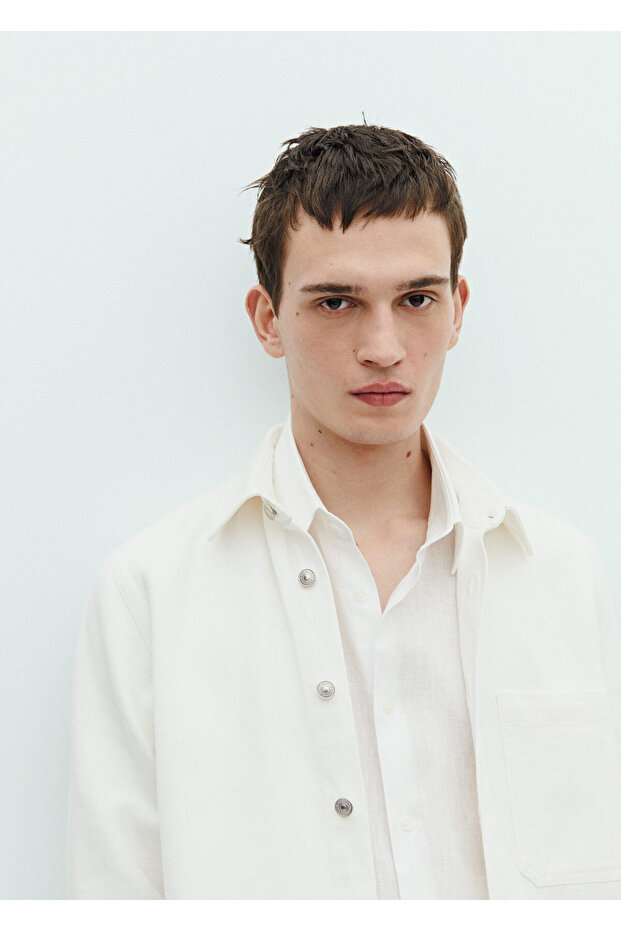 Weißes Herrenhemd 67045982 - 5