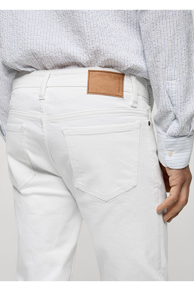 Beyaz Erkek Jeans 77110597 - 6
