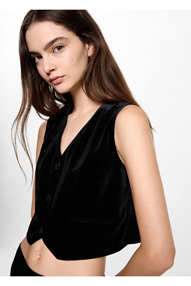 Crna devojka Prsluk 77089065 - 4