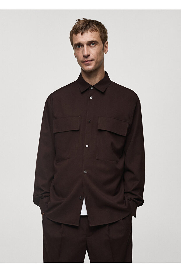 Çikolata Erkek Gömlek 77059230 - 13