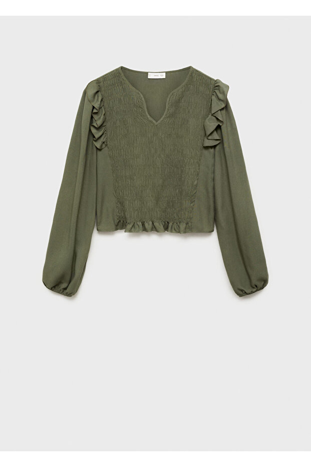 KHAKI Mädchenbluse 77048286 - 1
