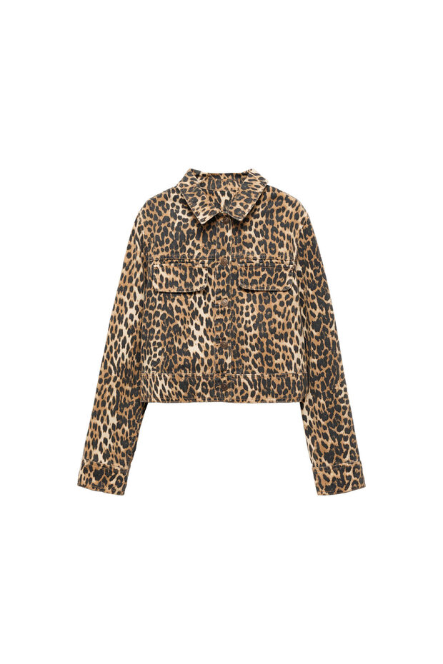 Leopar Desenli Ceket 77096752 - 2