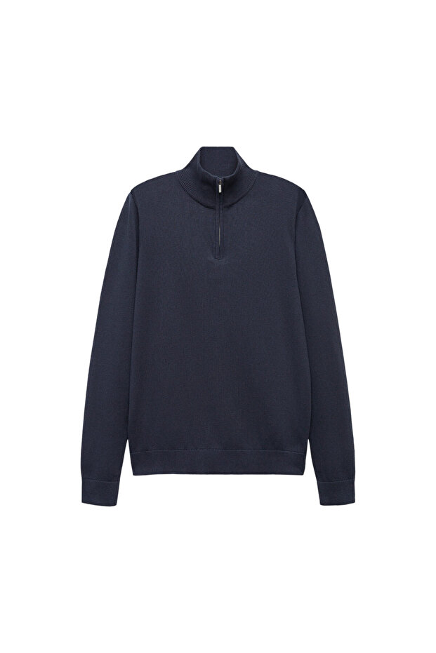 Marineblauer Jungenpullover - 2