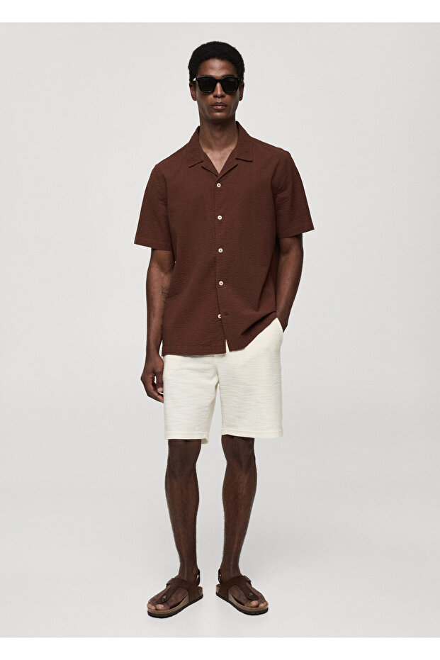 Natürel Erkek Şort & Bermuda 77060389 - 9