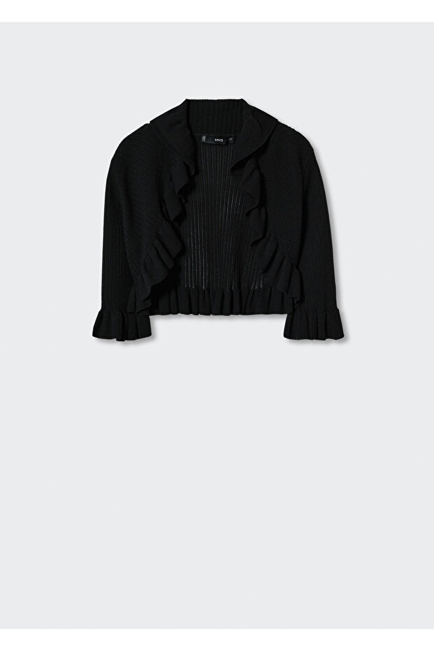 Siyah Kadın Hırka 37084392 - 1