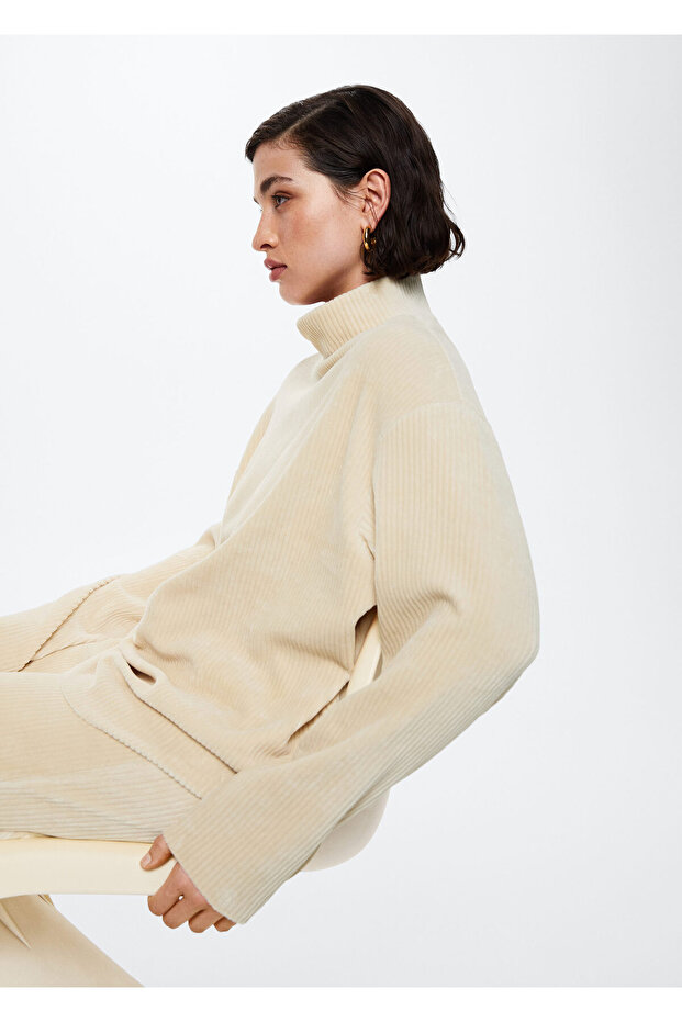 Bej Kadın Sweatshirt  37087741 - 5