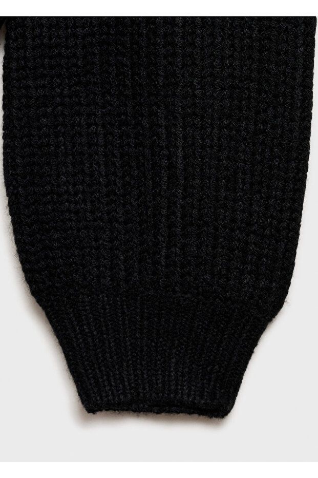 Schwarzer Mädchenpullover 87040300 - 3