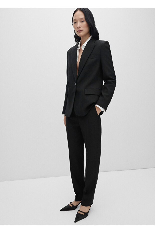 بنطلون بدلة من الصوف - 7