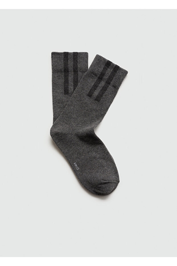 Gray Men's Socks 77033290 - 1