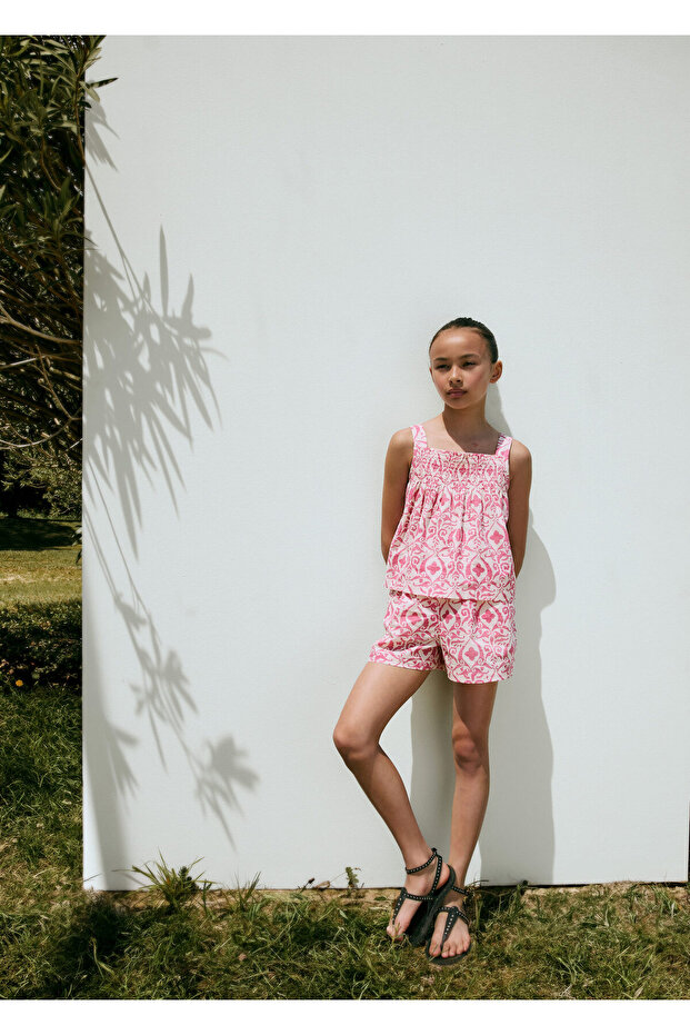 Fuchsia Mädchenbluse 77070352 - 4