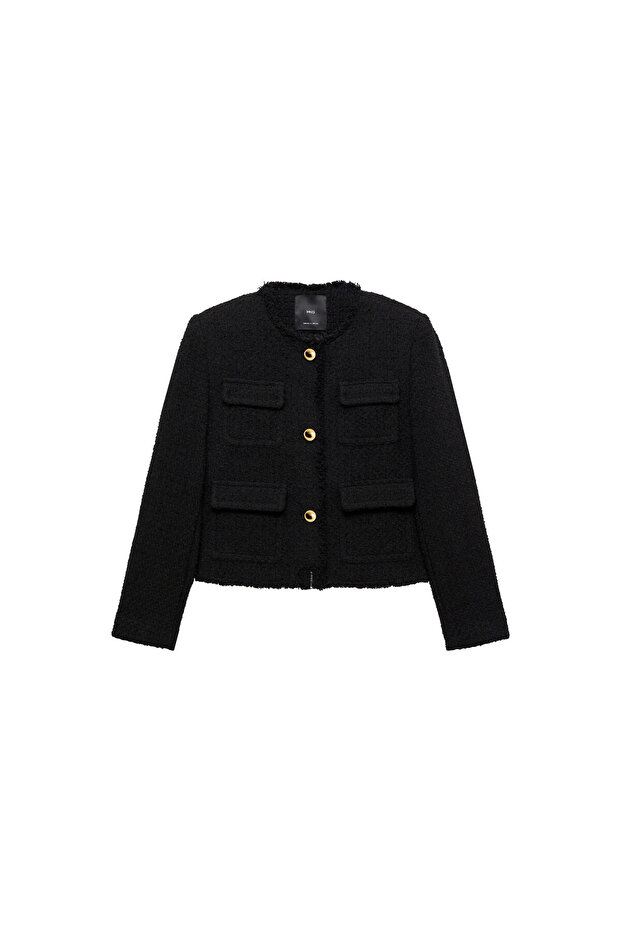 Siyah Kadın Ceket 77974067 - 4