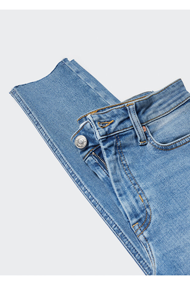 Blugi skinny decupați - 9