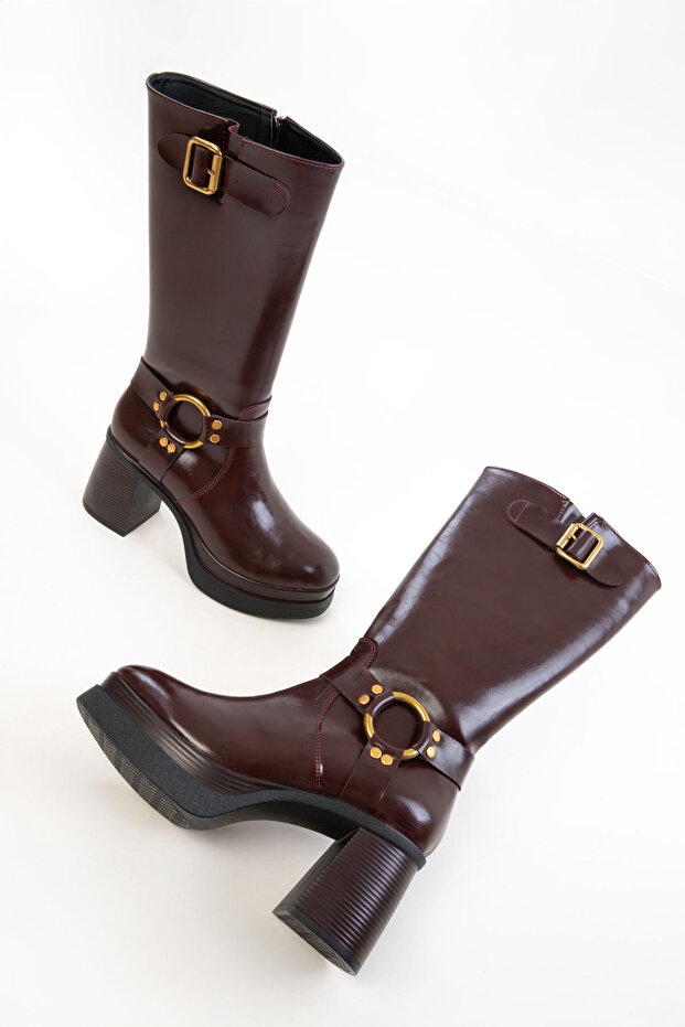 Claret Red női csizma 20888 - 4