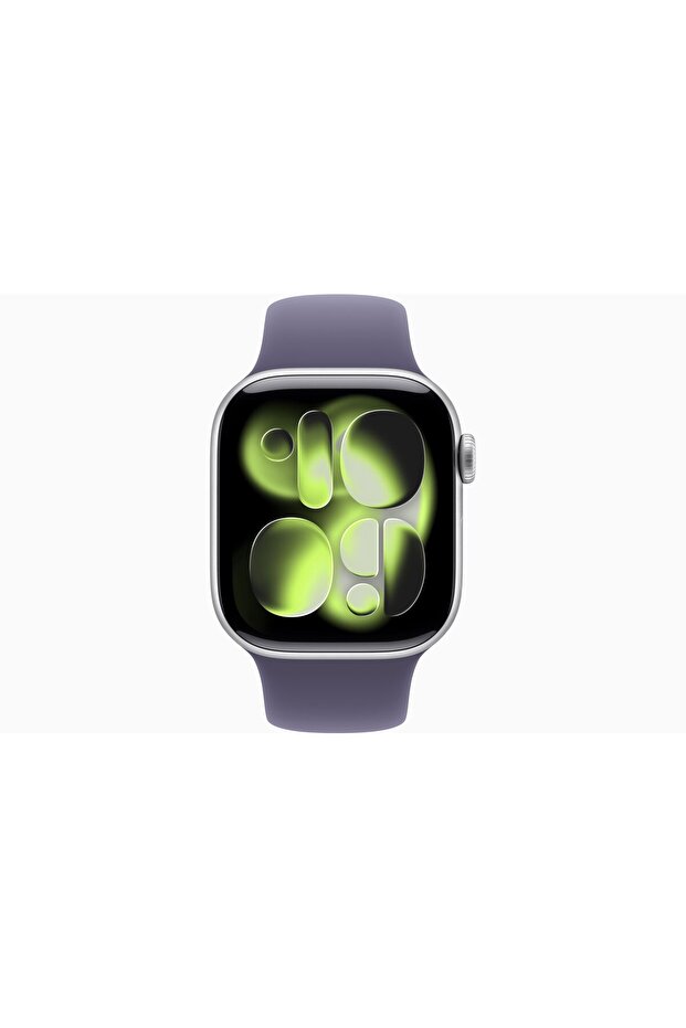 Watch Series 11 GPS, 46 mm Gümüş Rengi Alüminyum Kasa ve Sis Moru Spor Kordon - M/L - 2