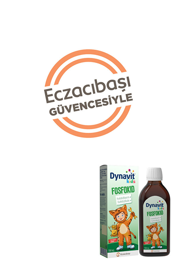 Kids Fosfokid Şurup 150 mL – Çocuk için Fosfotidilserin, Fosfotidilkolin, Rodiola, Taurin- Odaklanma - 7