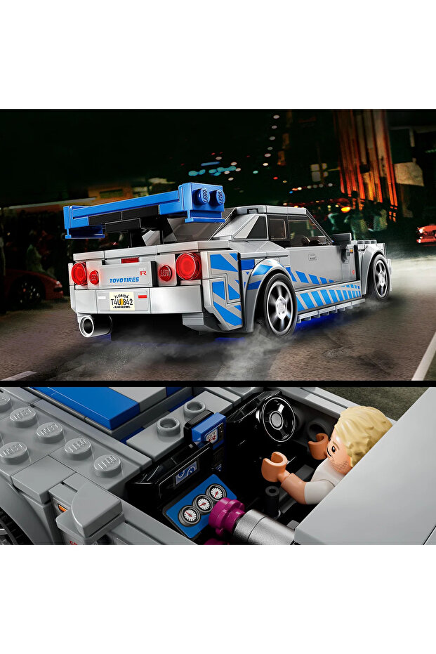 ® Speed Champions 2 Hızlı 2 Öfkeli Nissan Skyline GT-R (R34) 76917 (319 Parça) - 8