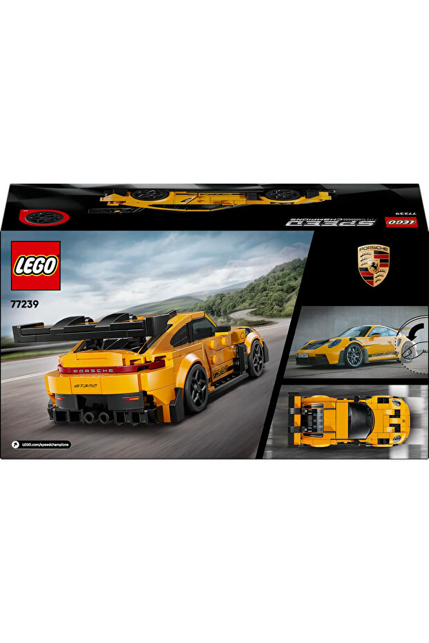 ® Speed Champions Porsche 911 GT3 RS Süper Araba 77239 – 9+ için Oyuncak Araba Yapım Seti (348P) - 5