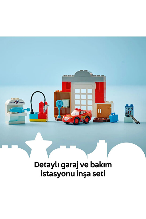 ® DUPLO®│Disney vePixar Arabalar McQueen’in Doc’un Garajını Ziyareti 10456 - 2+ Oyuncak Seti (35P) - 8