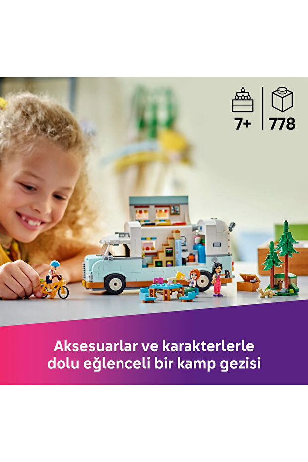 ® Friends Arkadaşlık Karavan Macerası 42663 - 7+ Çocuklar için Yaratıcı Oyuncak Yapım Seti (778P) - 6