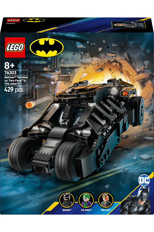 ® DC Batman™: Batman Tumbler, Two-Face™ ve Joker™’e Karşı 76303 - 8+ Oyuncak Yapım Seti (429P) - 4