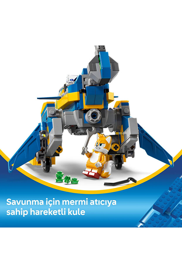 ® Sonic the Hedgehog™ Cyclone, Metal Sonic’e Karşı 77002- 8+ Çocuklar için Oyuncak Yapım Seti (290P) - 7