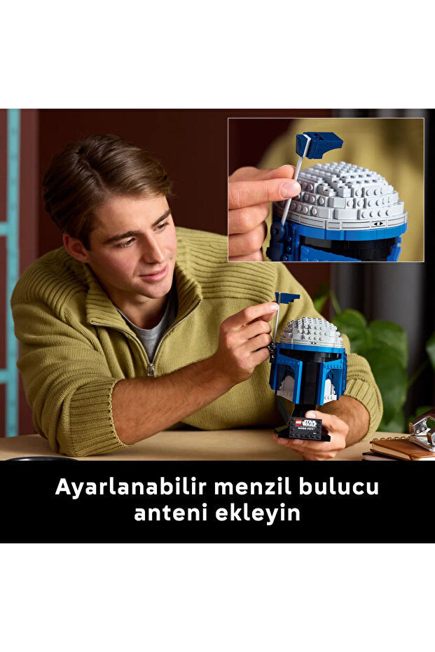 ® Star Wars: Klonların Saldırısı Jango Fett™ Kaskı 75408 - Yetişkinler için Model Yapım Seti (616P) - 7