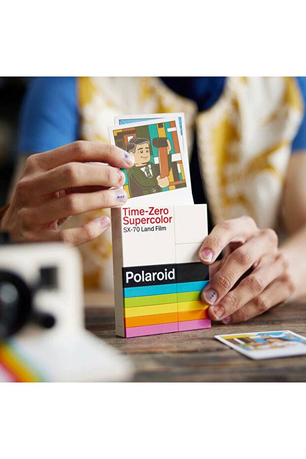® Ideas Polaroid One Step SX-70 Kamera 21345 – Yetişkinler için Yaratıcı Model Yapım Seti (516P) - 8
