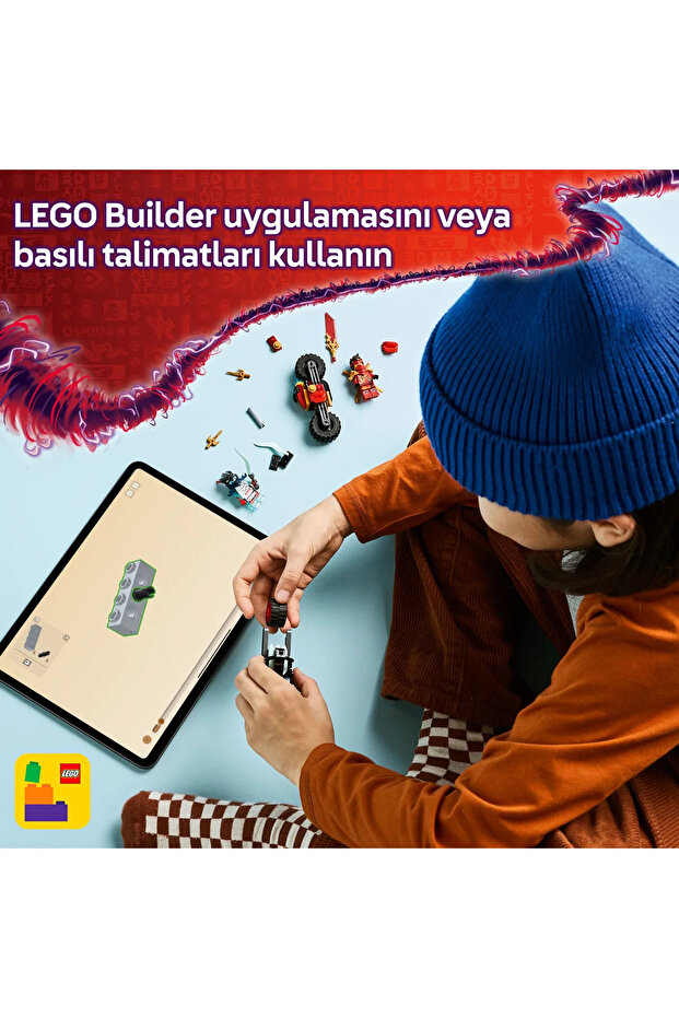 ® NINJAGO ® Kai'nin 2 Ninja Bisiklet Oyuncaklı Motosiklet Hız Yarışı Oyun Seti 71838 - 10