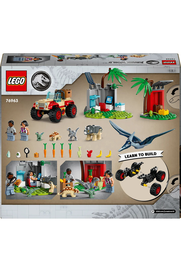 Jurassic World Puppy Dinosaur Rescue Center - Construction Set for Ages 4 & up (139 Pieces) - 4