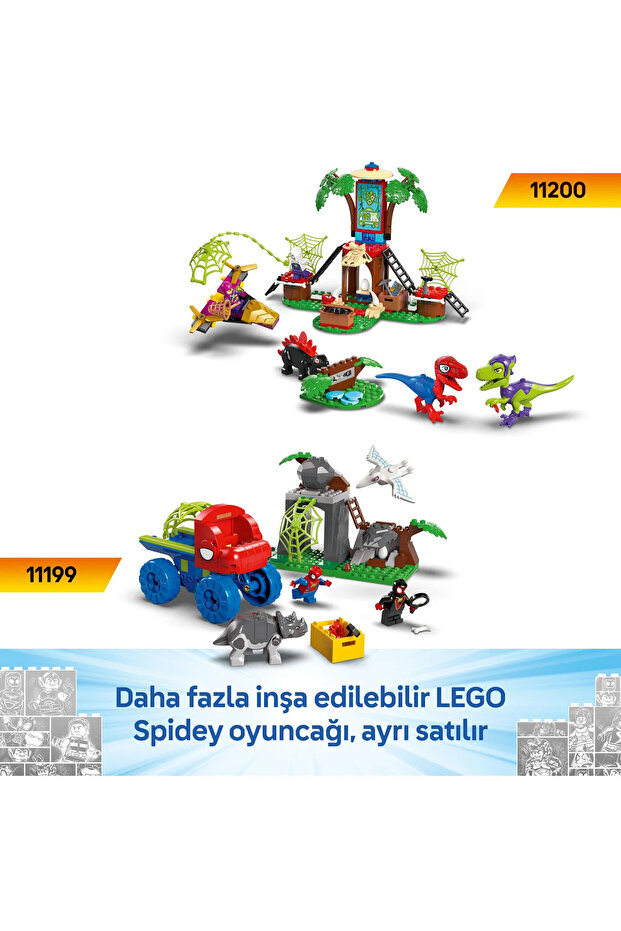 ® Marvel Spidey ve İnanılmaz Arkadaşları Spin ve Electro Dinozor Aracı Takibi 11198 - 11