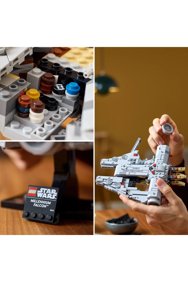 ® Star Wars™ Millennium Falcon™ 75375 - Yetişkinler için Koleksiyonluk Model Yapım Seti (921 Parça) - 7