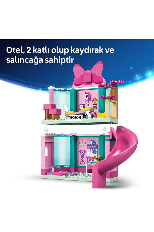 ® ǀ Disney Minnie’nin Evcil Hayvan Oteli Mickey’nin Kulüp Evi 43274 - 4+ Oyuncak Yapım Seti (161P) - 8